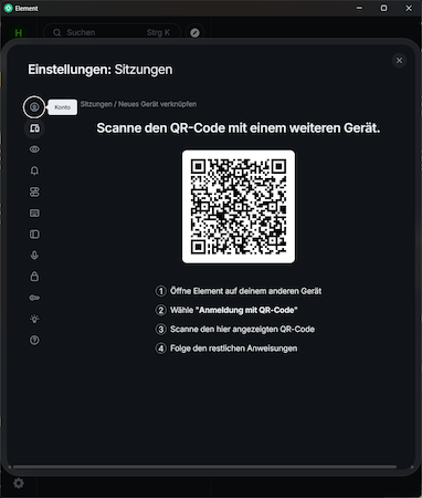 QR-Code anzeigen